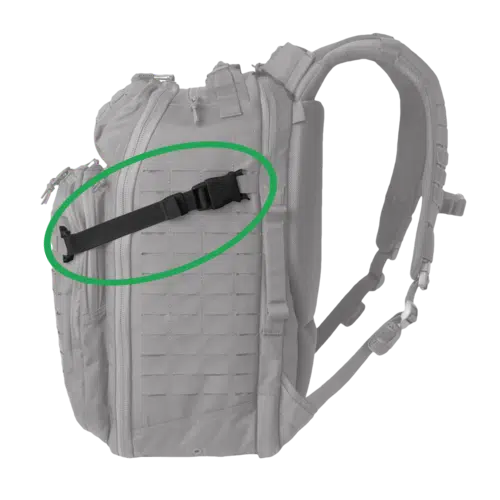 backpack compressieband