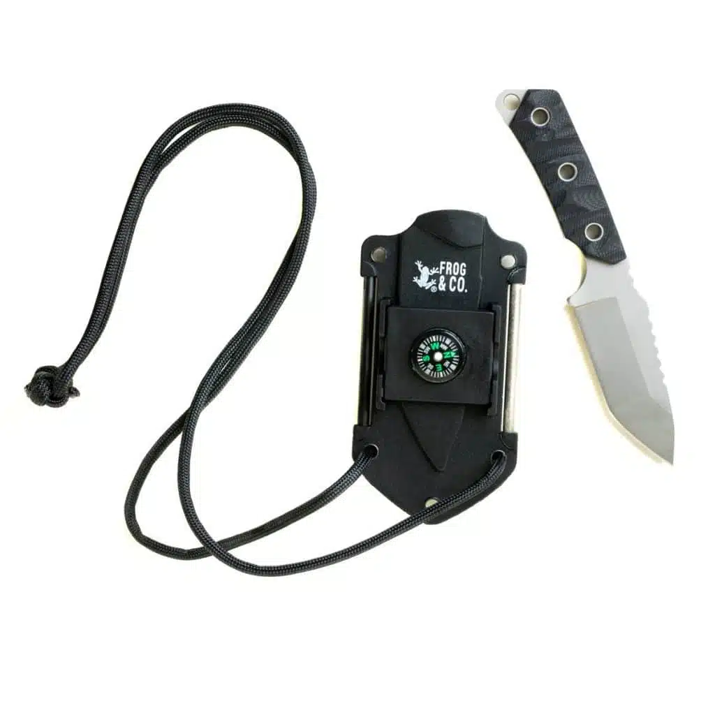 neck knife nek mes Survival kit zelf samenstellen of toch kopen?
