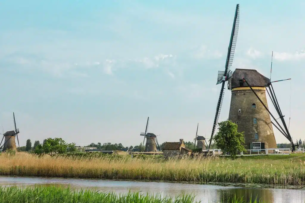 Historische plaatsen Nederland Kinderdijk
