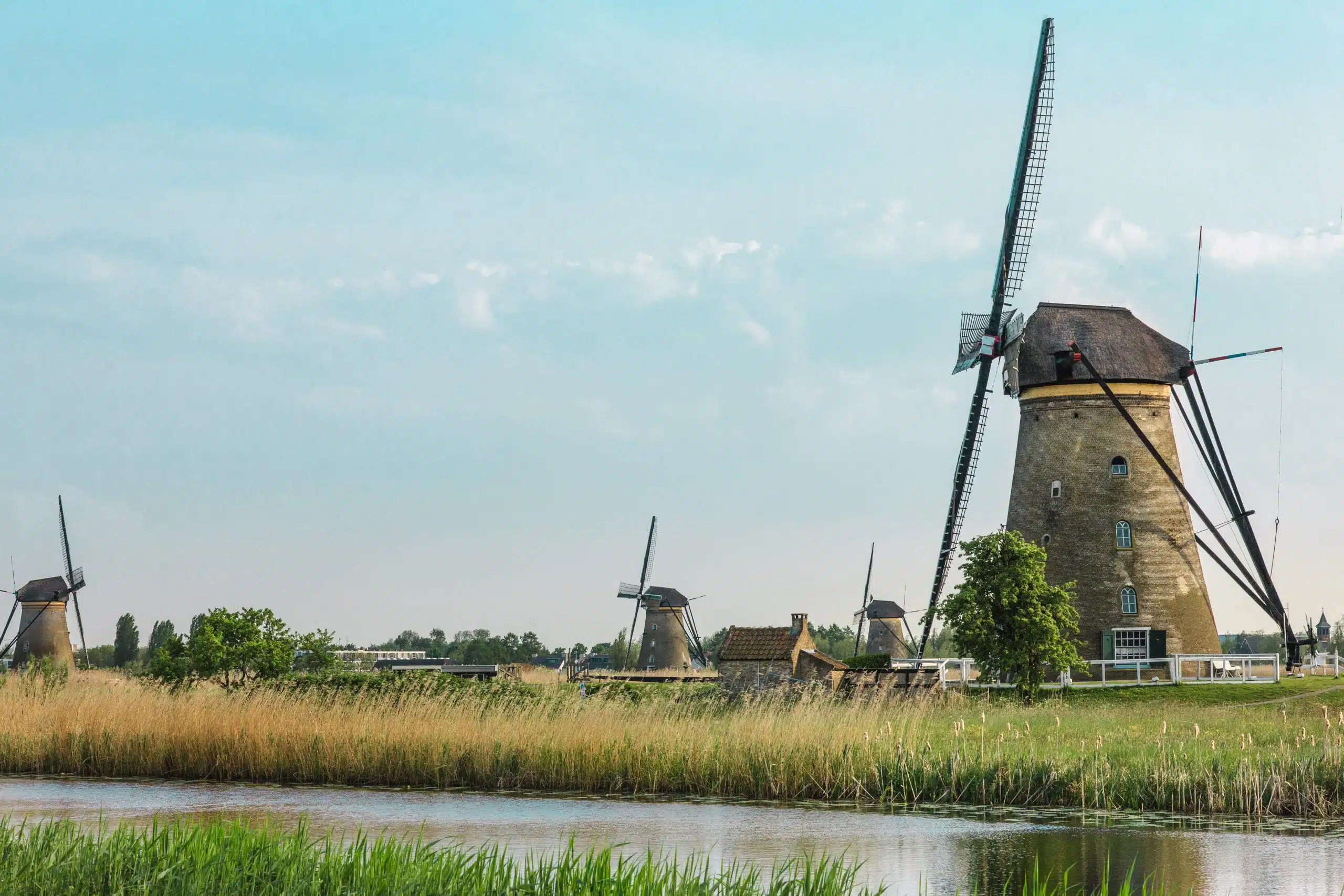 Historische plaatsen Nederland Kinderdijk